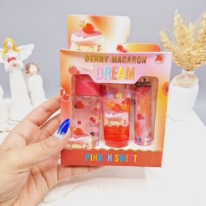 پک 3 تایی بادی اسپلش و لوسیون و عطر قلمی فوق العاده خوشبو و ماندگار برند پینک این سویت کد 3275