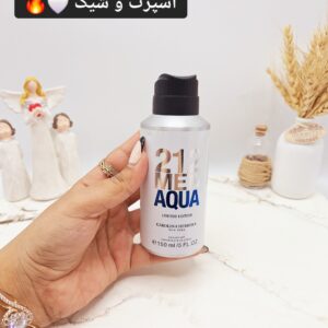 بادی اسپلش خوشبوو و ماندگار مدل 112 MEN AQUA (جلد سفید)