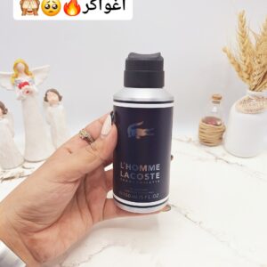 بادی اسپلش خوشبوو و ماندگار مدل L'HOMME LACOSTE (جلد مشکی)